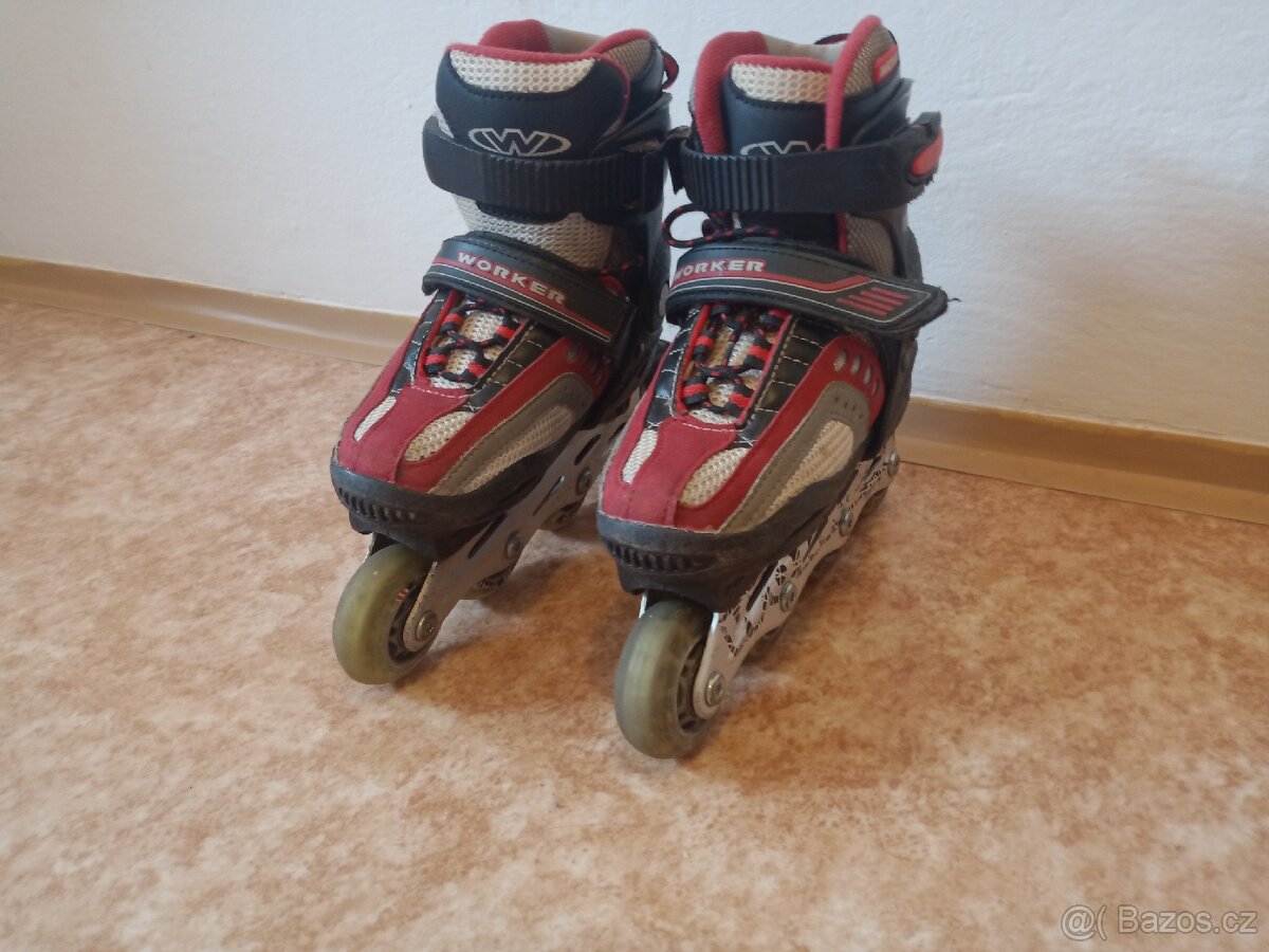 dětské kolečkové in-line brusle, vel. 30-33