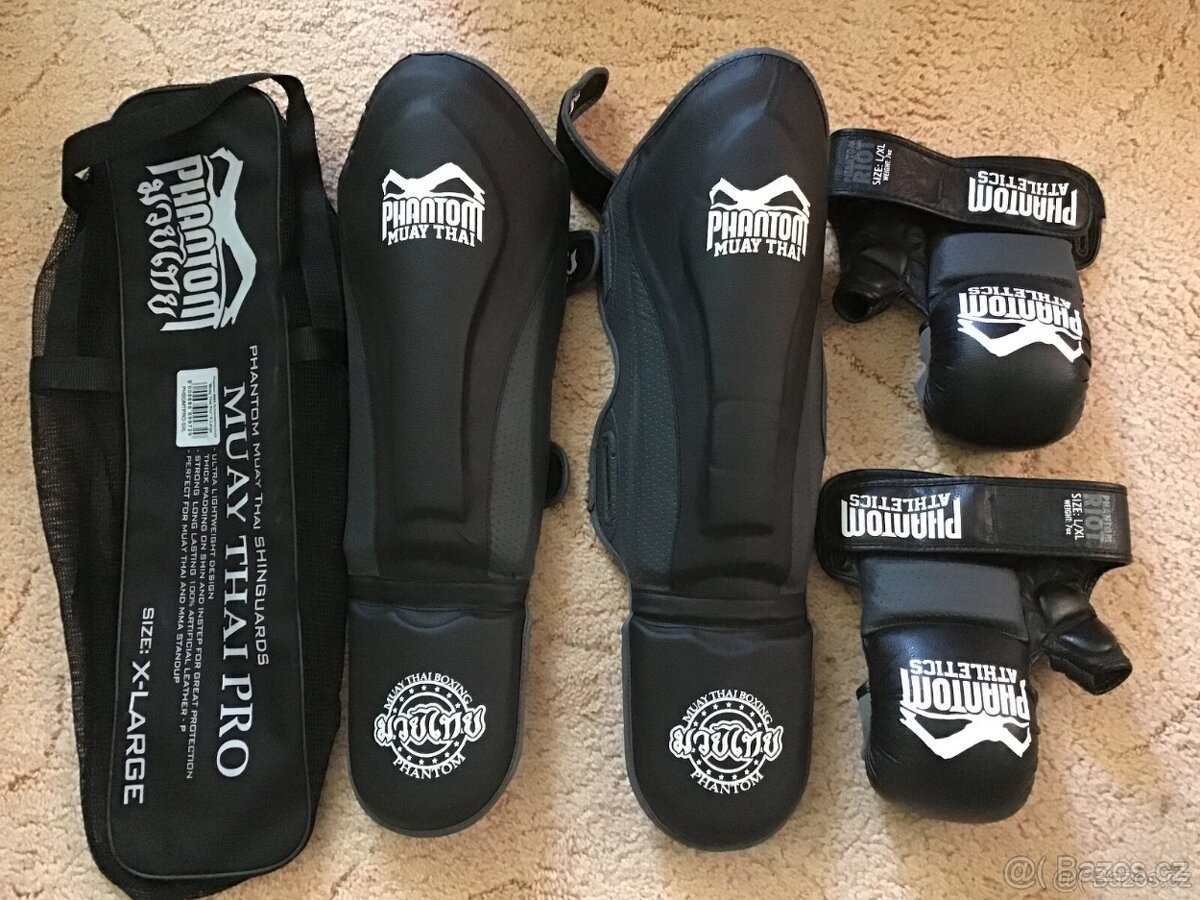 Holenní chrániče + rukavice MMA zn.PHANTOM