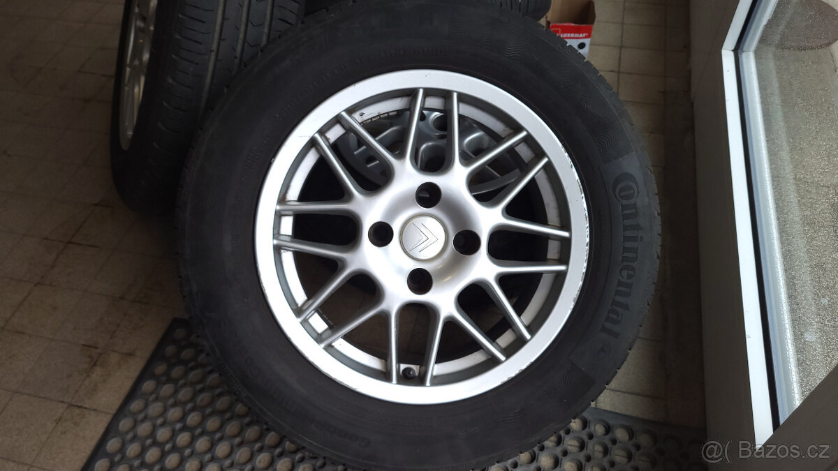 Krásná letní ALU kola 15" 4x108 Citroen, Peugeot