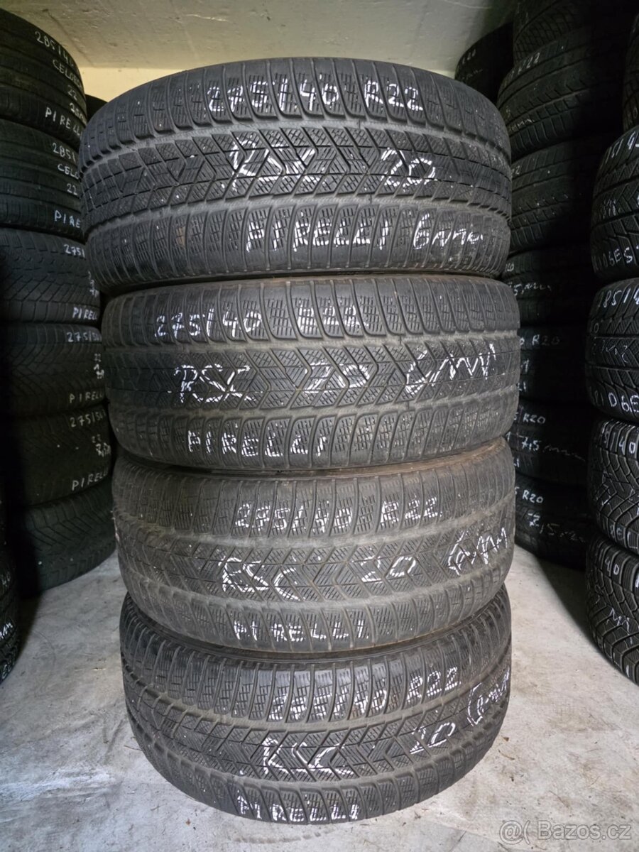 Zimní sada pneu 275/40 R22 Pirelli