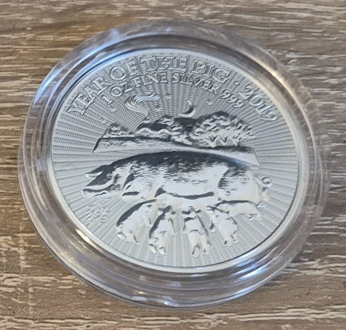 Lunární série The Royal Mint 1 Oz 2019