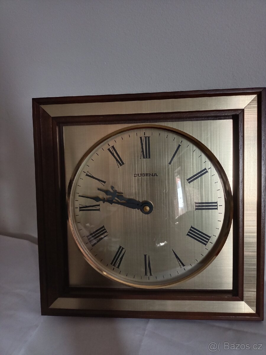 Dugena nástěnné hodiny starožitný