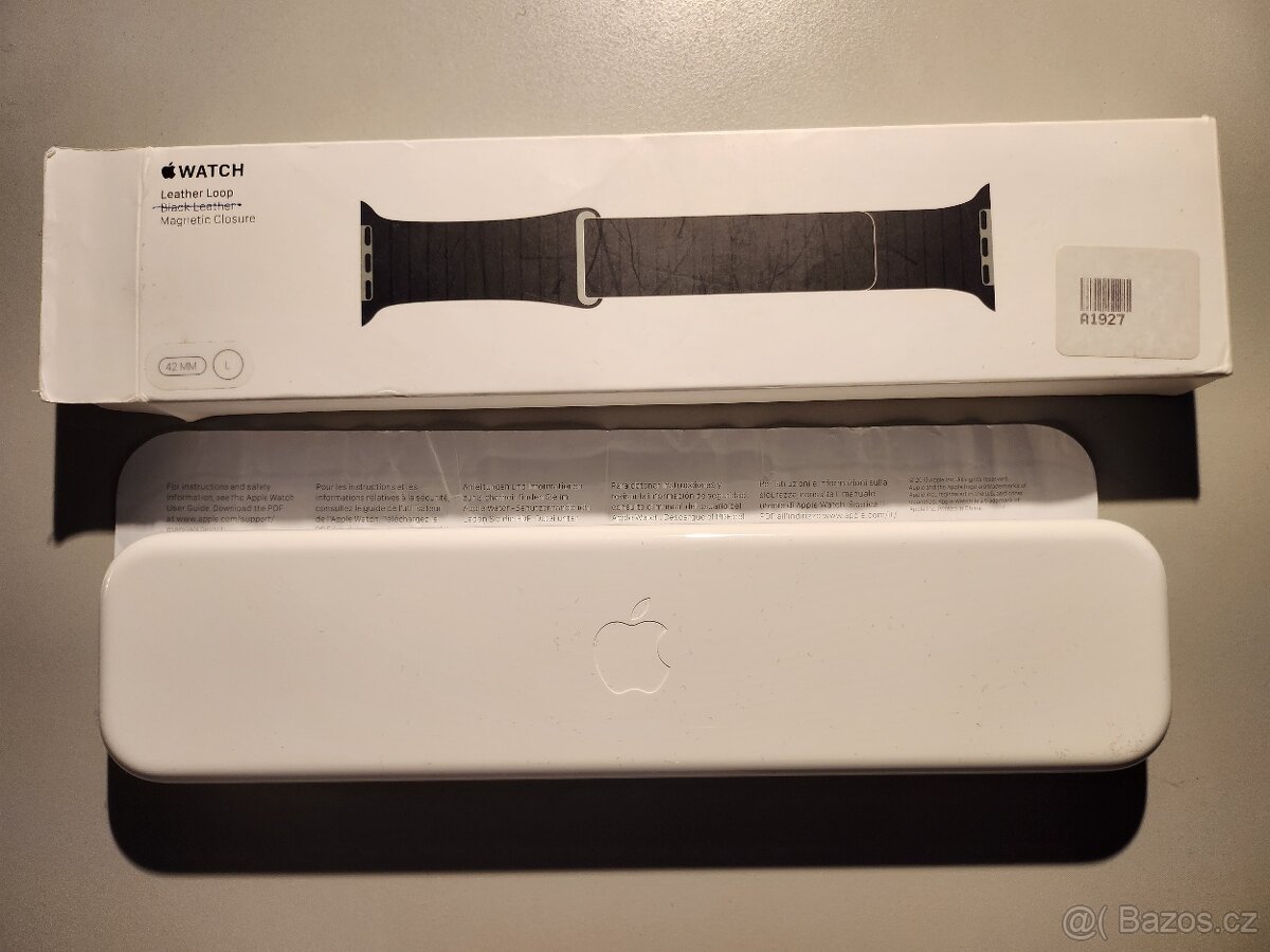 Kožený řemínek Apple Watch Leather loop hnědý