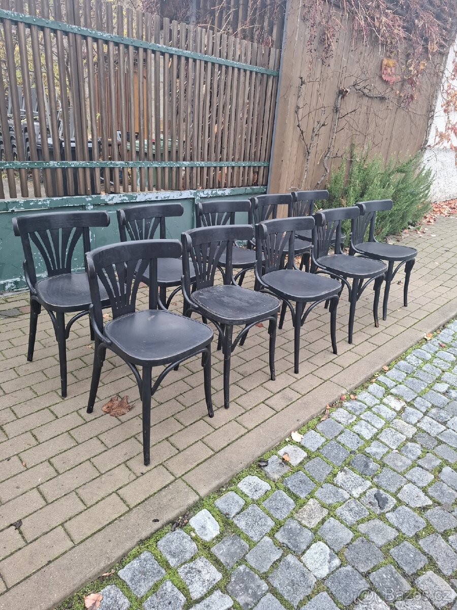 20x starší hospodské židle