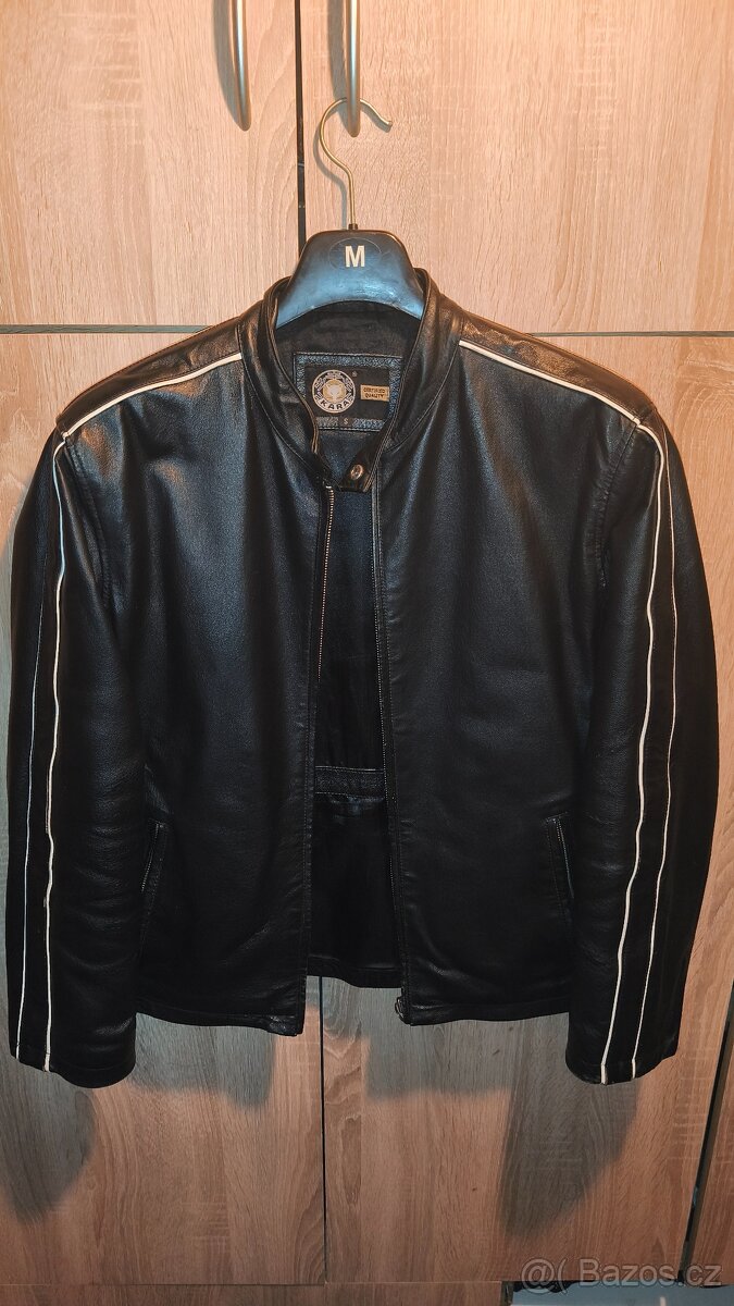 💥 NA PRODEJ: Černá Kožená Bunda v Moto Stylu 🏍️