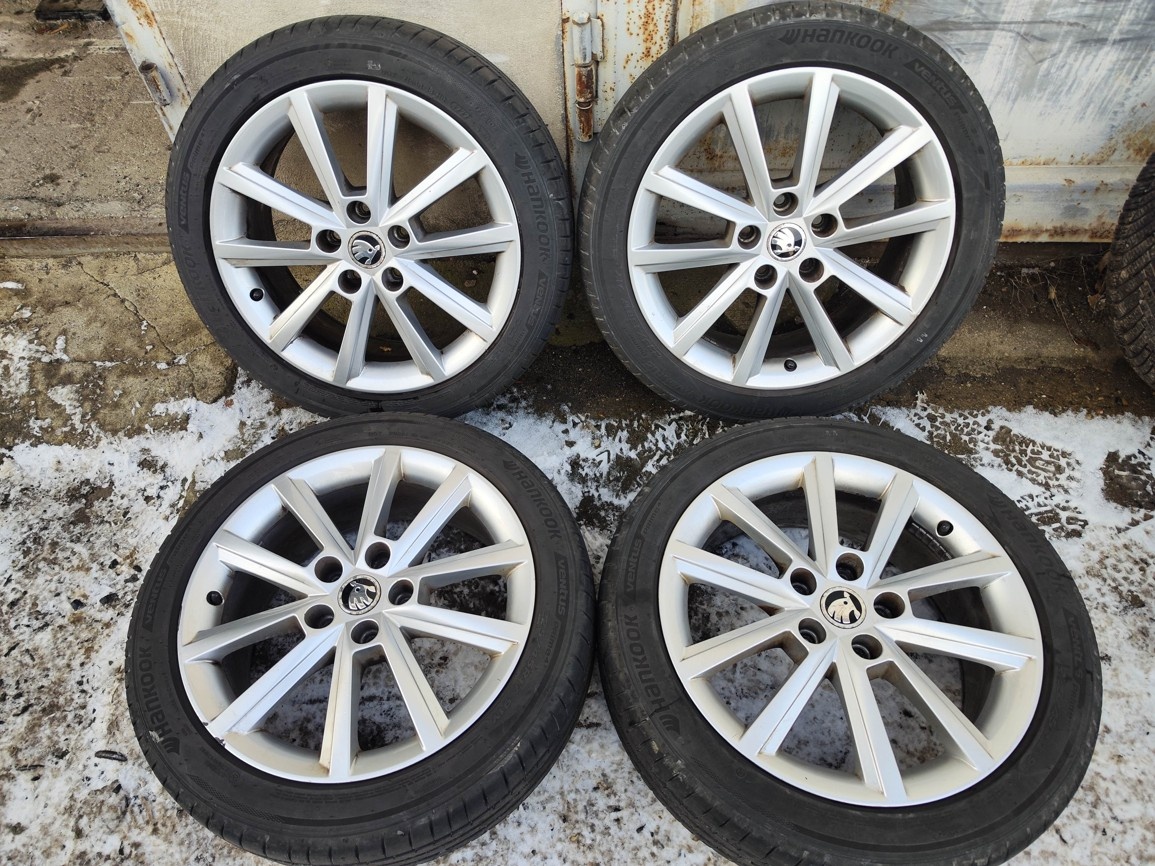 17"letní alu sada Teron 5x112 origo Škoda Octavia 3 Golf 7