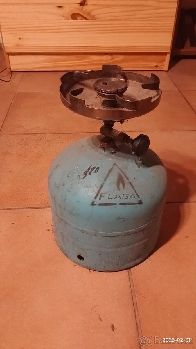 Propanbutanová lahev 2 kg + jednovařič