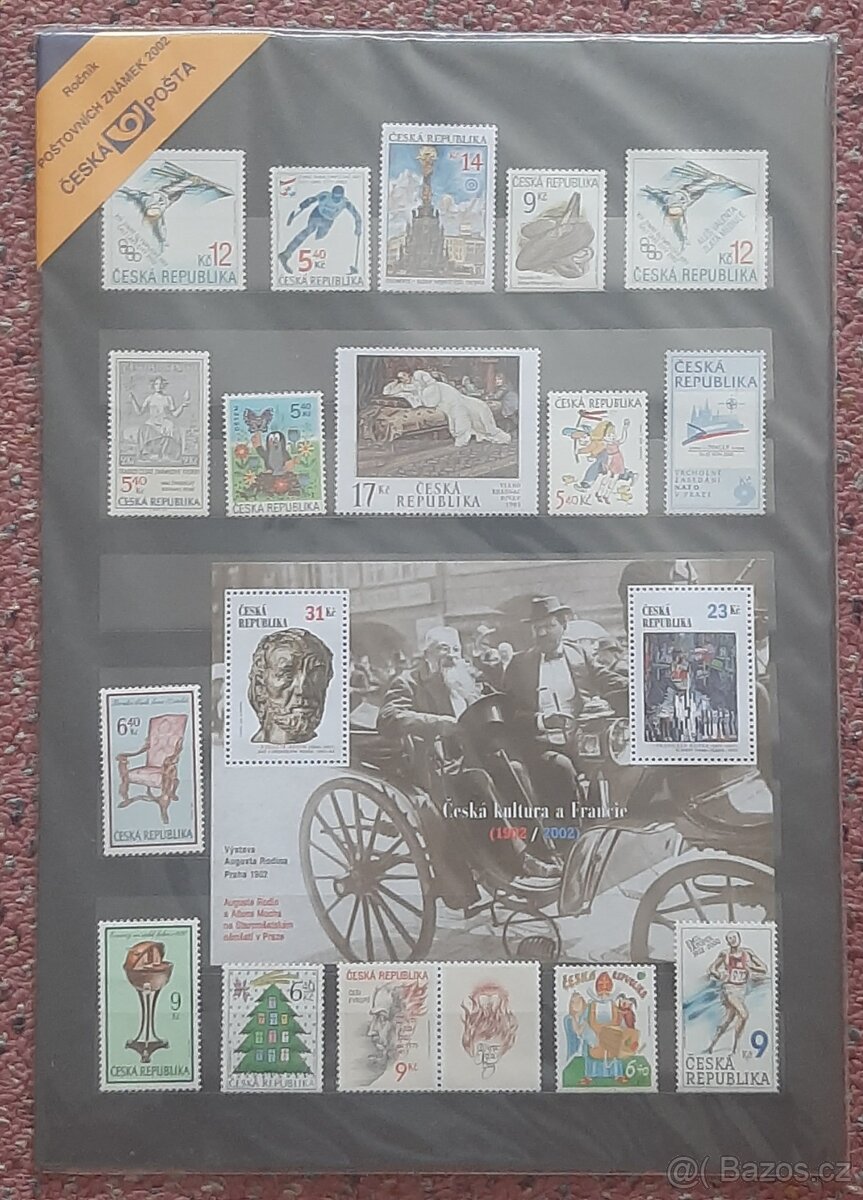Rocnik postovnik znamek 2002 - sada CESKA POSTA