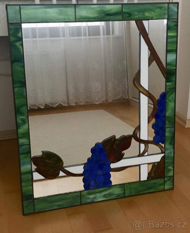 Zrcadlo vitráž