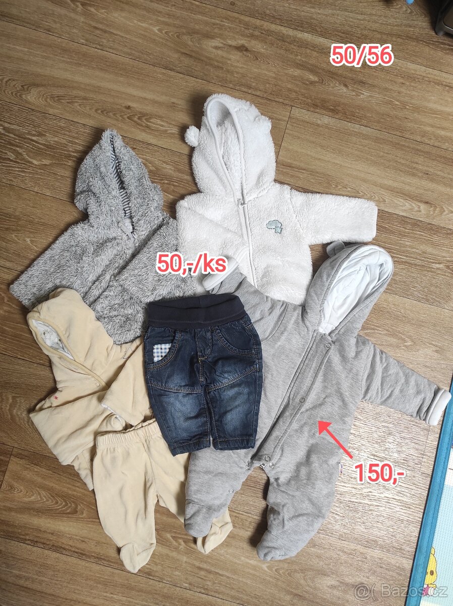 Hezké oblečení na děti (velikosti 50/56 a 62)
