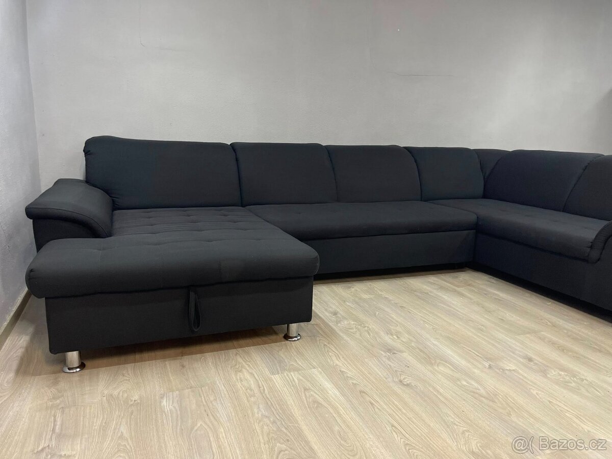 Sedací souprava do U s úložným prostorem