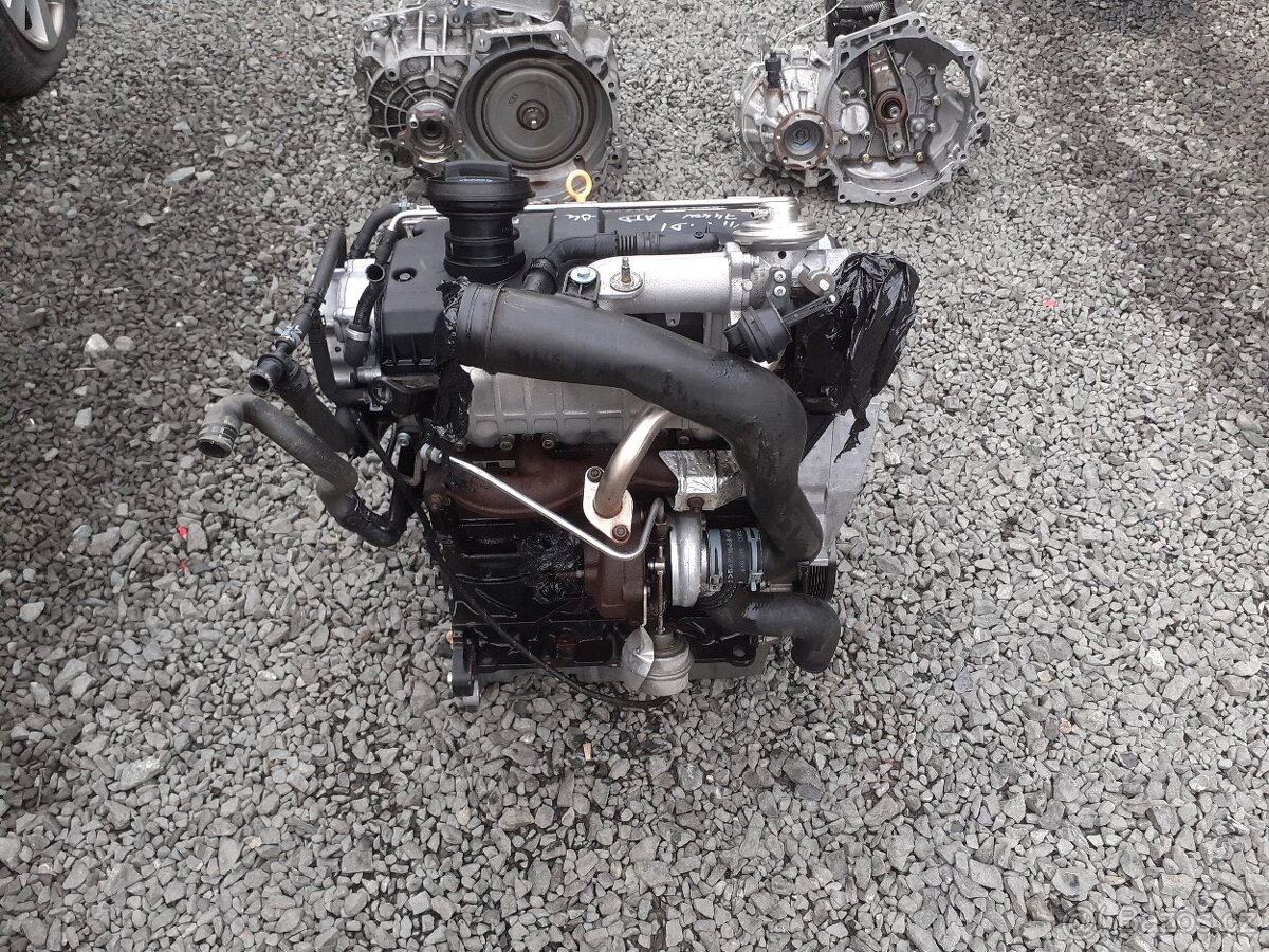 Motor 1,9 tdi 74kw TYP: AXR kompletní motor