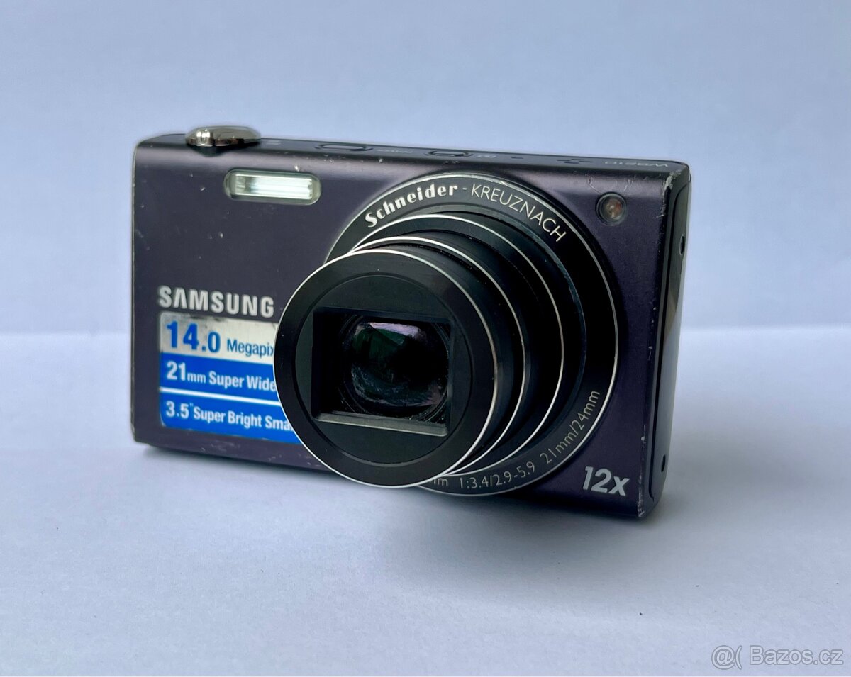 Samsung WB210 –fotoaparát s dotykovým displejem