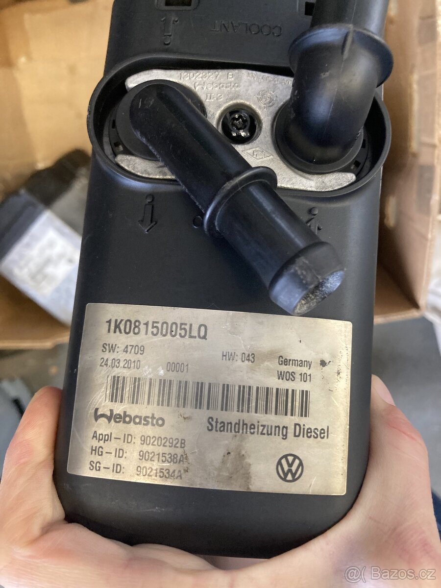 Nezávislé teplovodní topení 1K0815005LQ