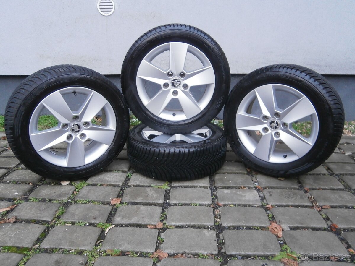 ALU KOLA 5 X 112 ŠKODA ORIGINÁL 205 55 R 16