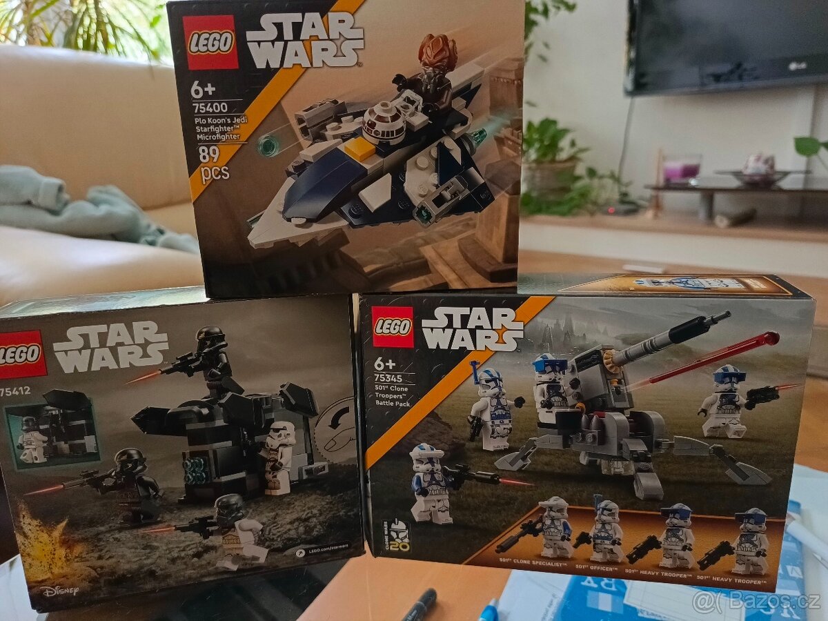 Prodám lego star wars 75400, 75412, 75345