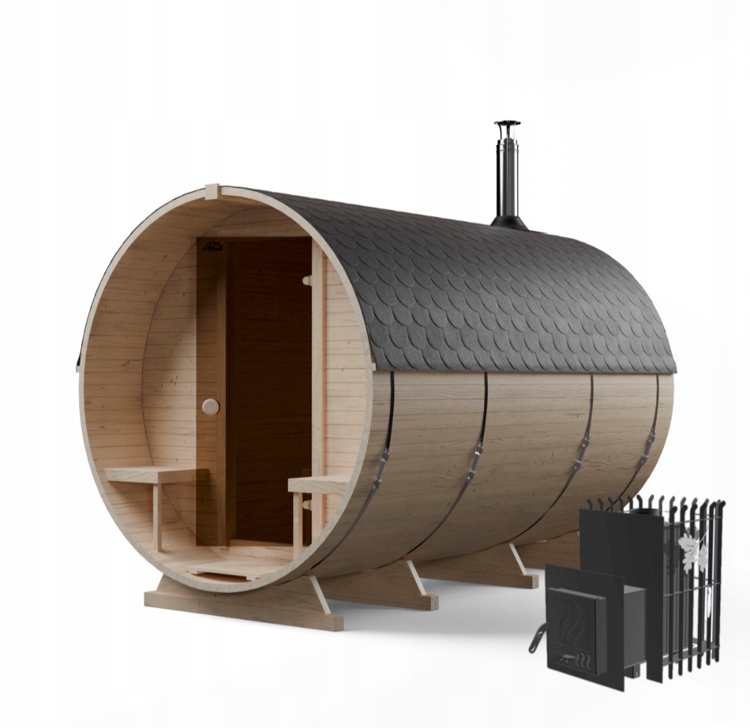 Sauna Marivox, venkovní finská barelová sauna