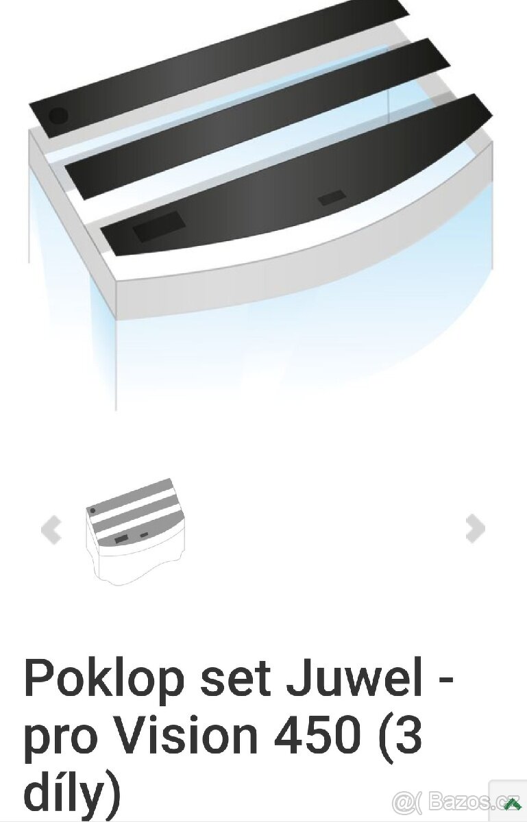 Kryt-poklop set Juwel Vision 450 3 dily - 3kusy