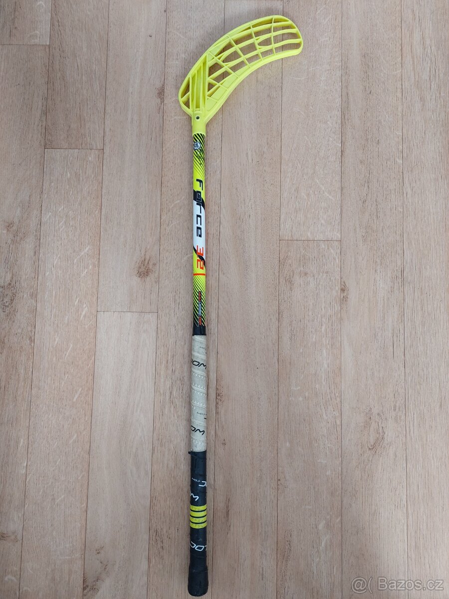 florbal hokejka, pravá, Wooloc Force 3.2, 75cm