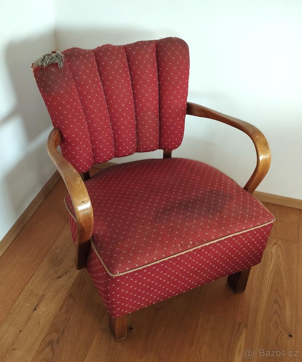 Křeslo Halabala 2 kusy