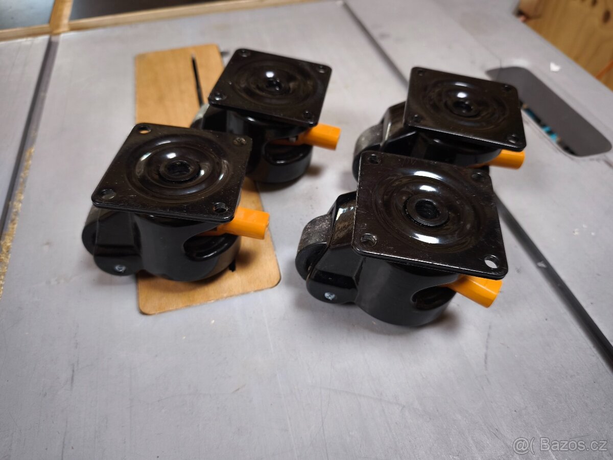 Zánovní pojezdová vyrovnávací kolečka s nosností 500 kg