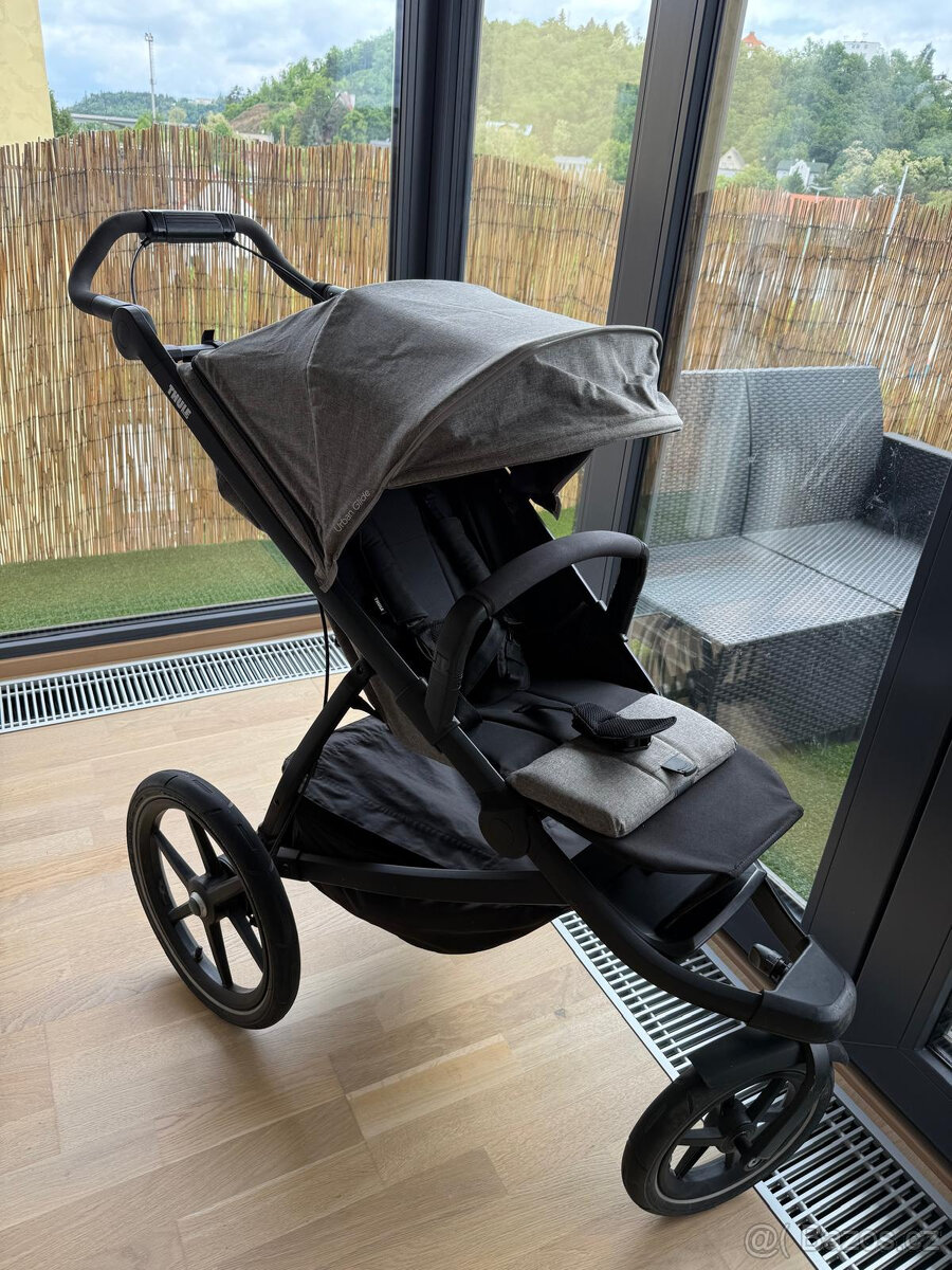 Thule Urban Glide 2 Grey Melange on Black set Zaruka