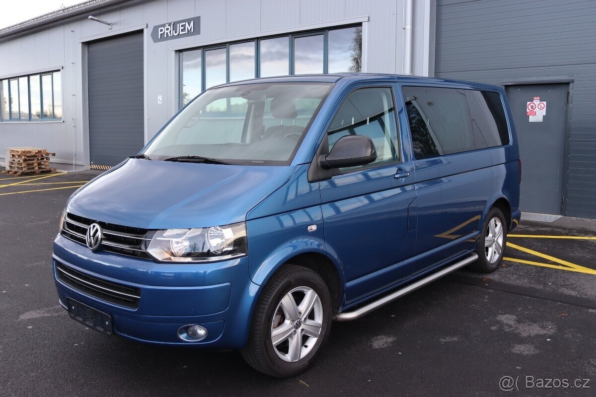 VW Transporter T5 2.0 TDI, manuál, jen 219 000km, hezký stav