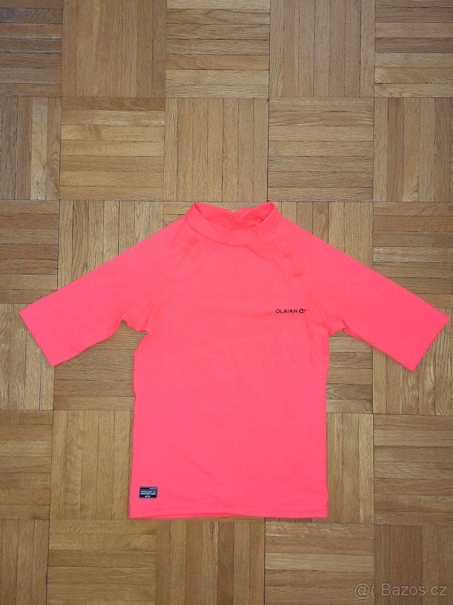 Tričko na pláž s UV ochranou vel. 7-8 let 122/128