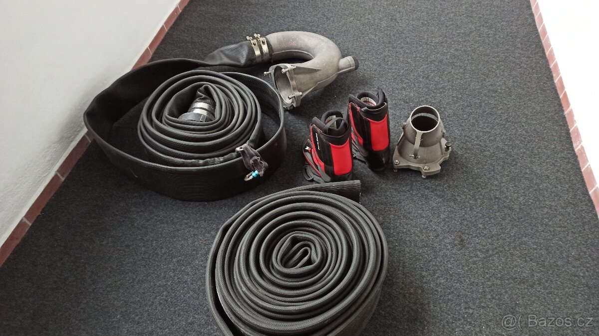 Flyboard – Komplet SET - 2x18m hadice +Quick Nozzle + boty