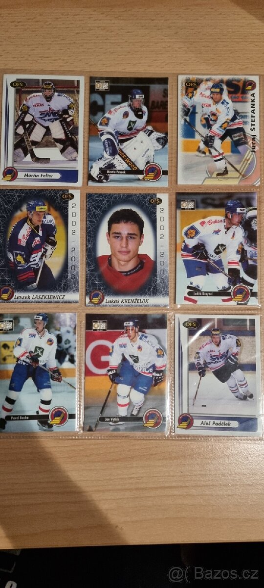 Hokejové sběratelské karty HC Vítkovice
