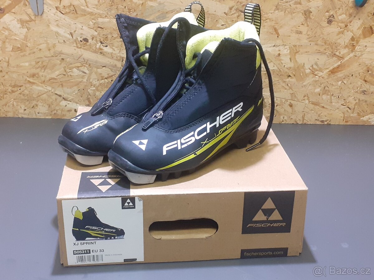 Dětské běžkařské boty Fischer,vel.33