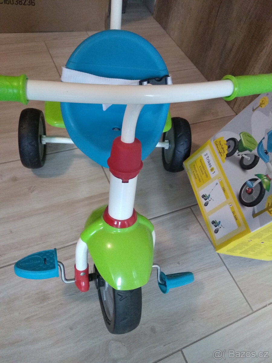 Tříkolka, kolébka, box