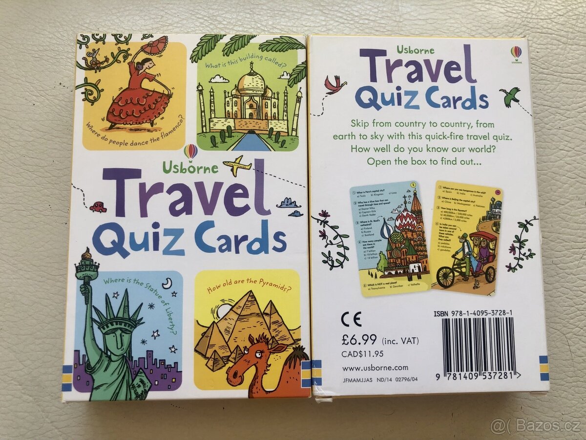 Anglické karty pro děti, 14ks (Usborne)