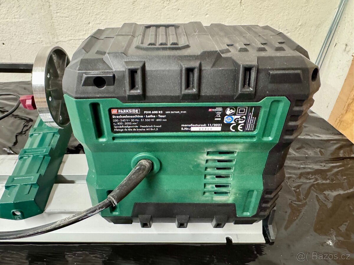 Soustruh na dřevo Parkside PDM600B2