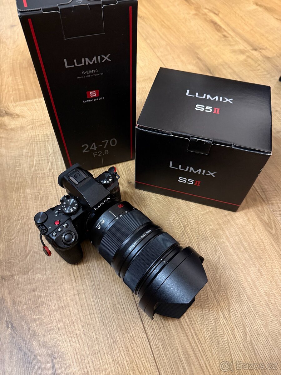 Panasonic S5 II + Objektív Pergear 35mm 1.4 - TOP stav