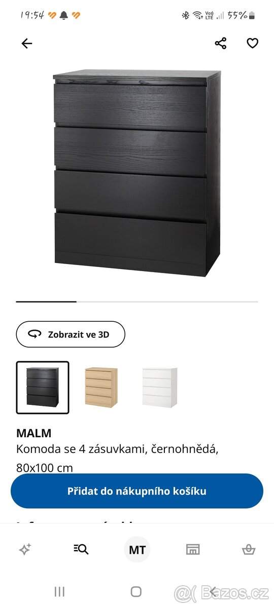 Komoda MALM IKEA
