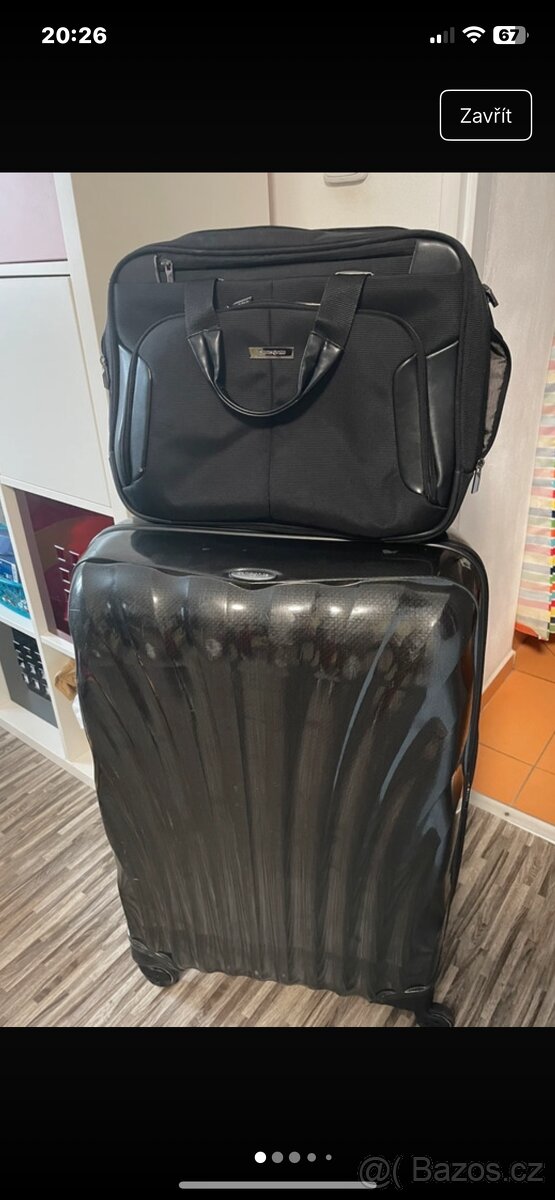Velký kufr skořepina Samsonite