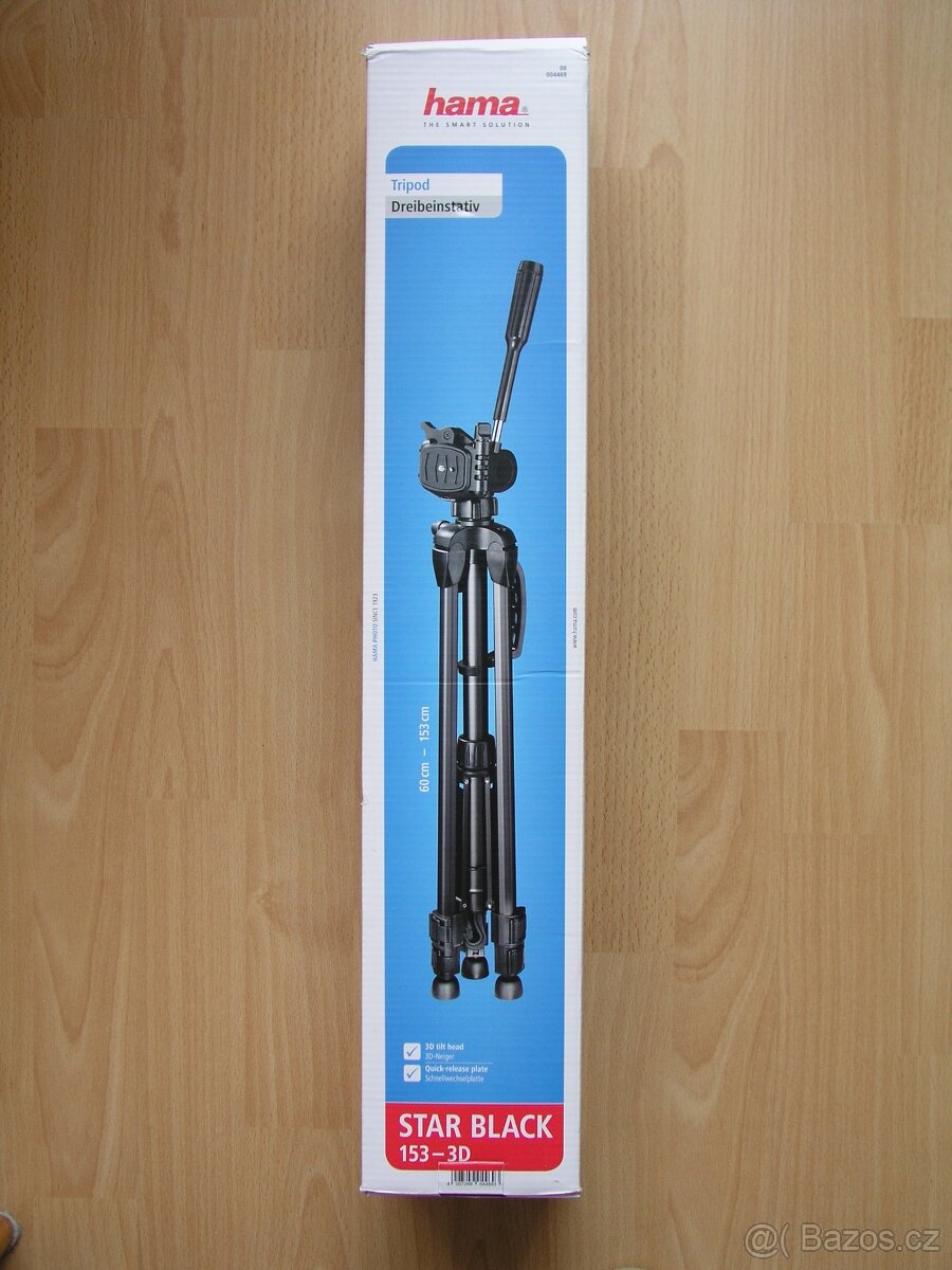 HAMA stativ STAR 153-3D černý 600,- Kč