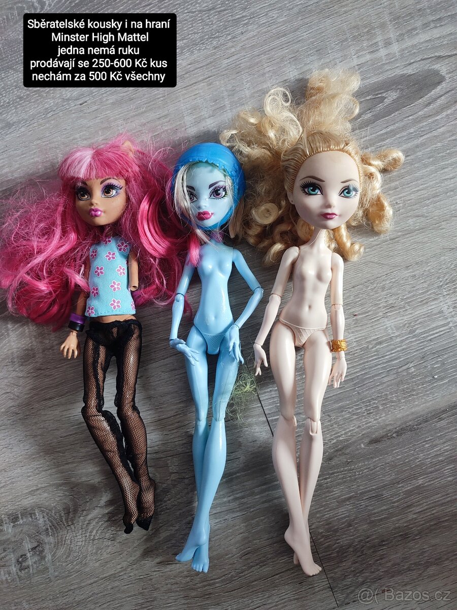 High Monster Mattel panenky sběratelské