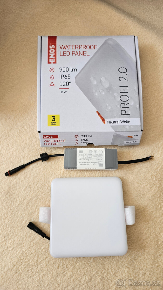 Bezrámečkové vestavné LED svítidla PROFI