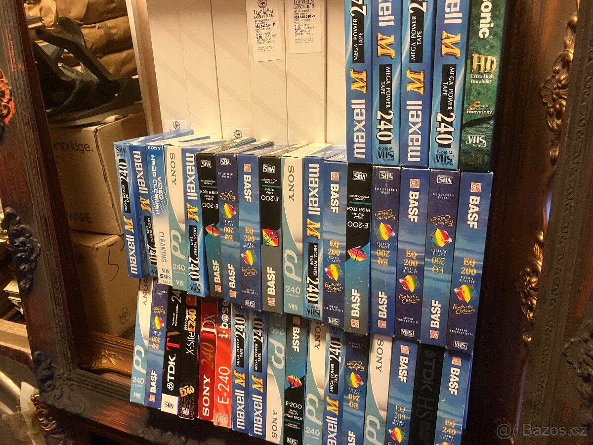 MC , VHS ,použité audiokazety a videokazety