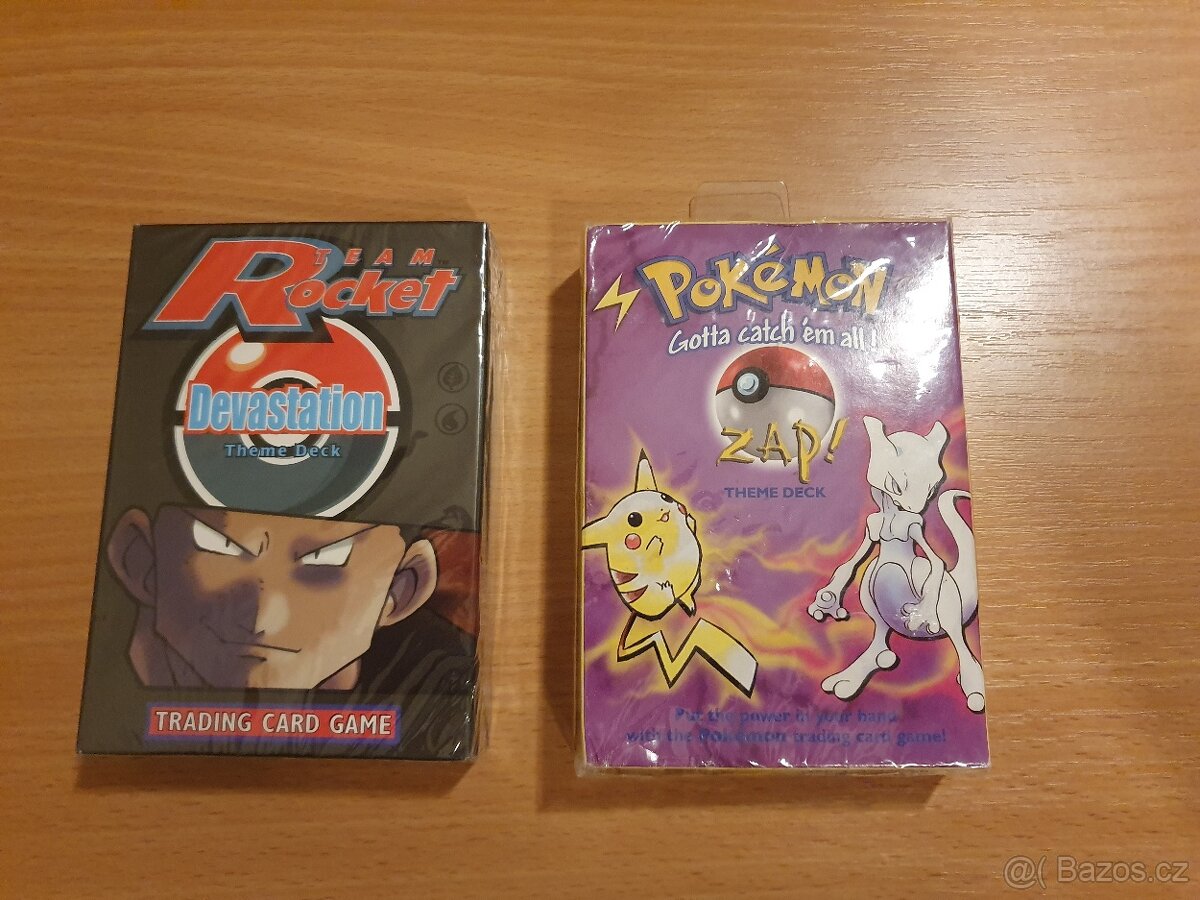 Pokémon Theme Deck a Ohodnocené karty PSA, PCA, CGC