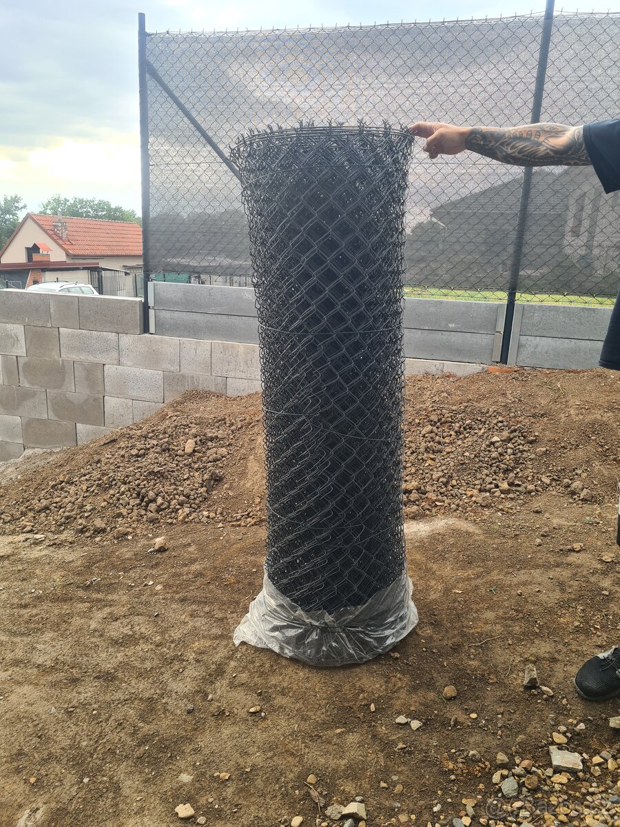 Poplastované pletivo 160cm antracit