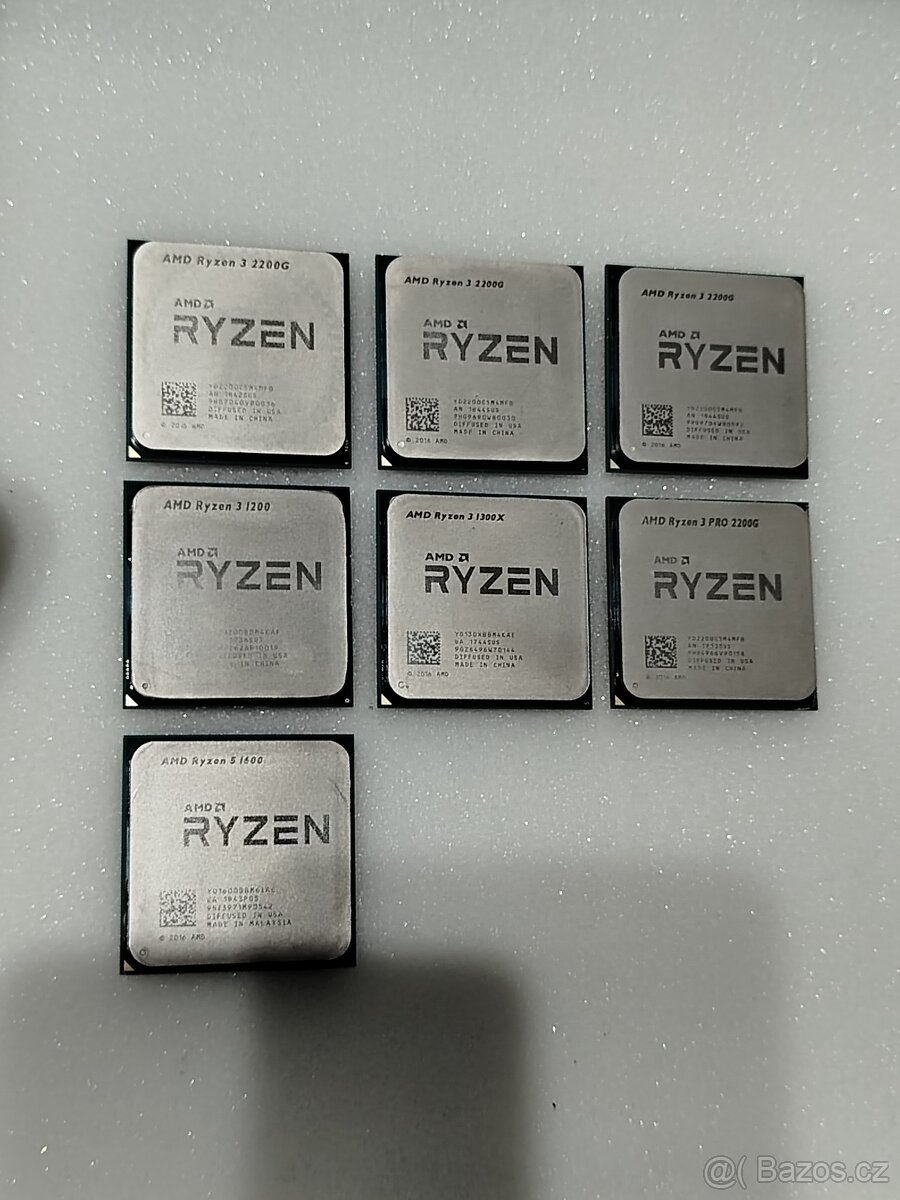 RYZEN 1200,1300X,1600,2200G