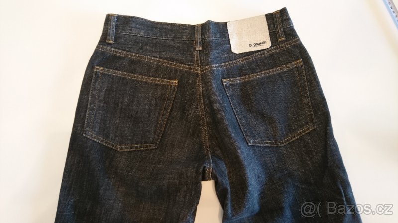 Moto kalhoty, rifle, jeans tmavě modrá barva, vel.31
