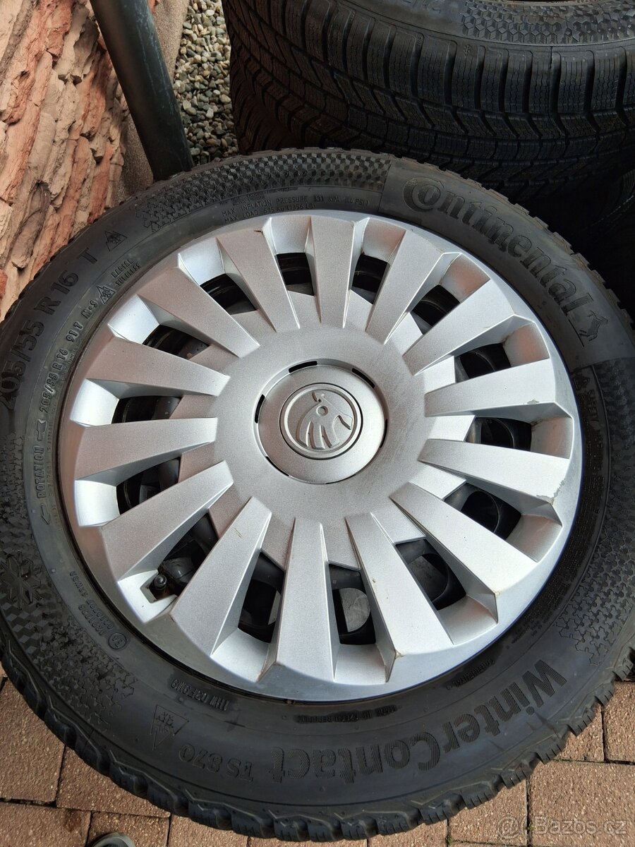 SKODA octavia zimní sada pneu 5x112 6Jx16 ET 48 205/55/16