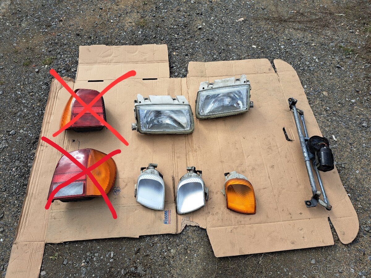 VW POLO 6n1 GTI světla, smerovky