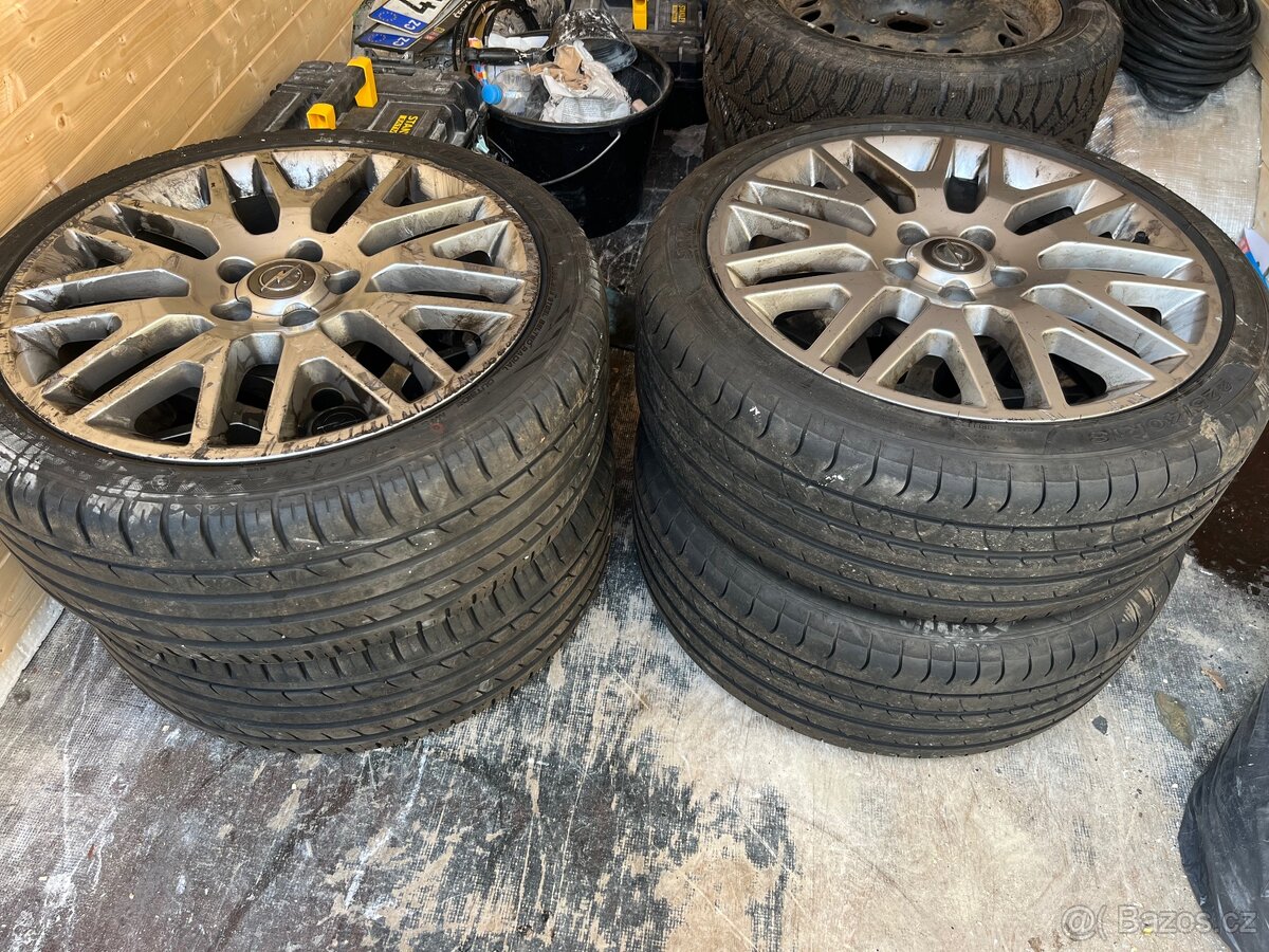 Kola 5x110 r18 , otvor 55,1 opel, pneu 225/40 r18