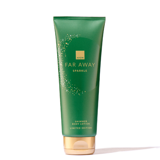 Třpytivé tělové mléko Far Away Sparkle limitovaná edice