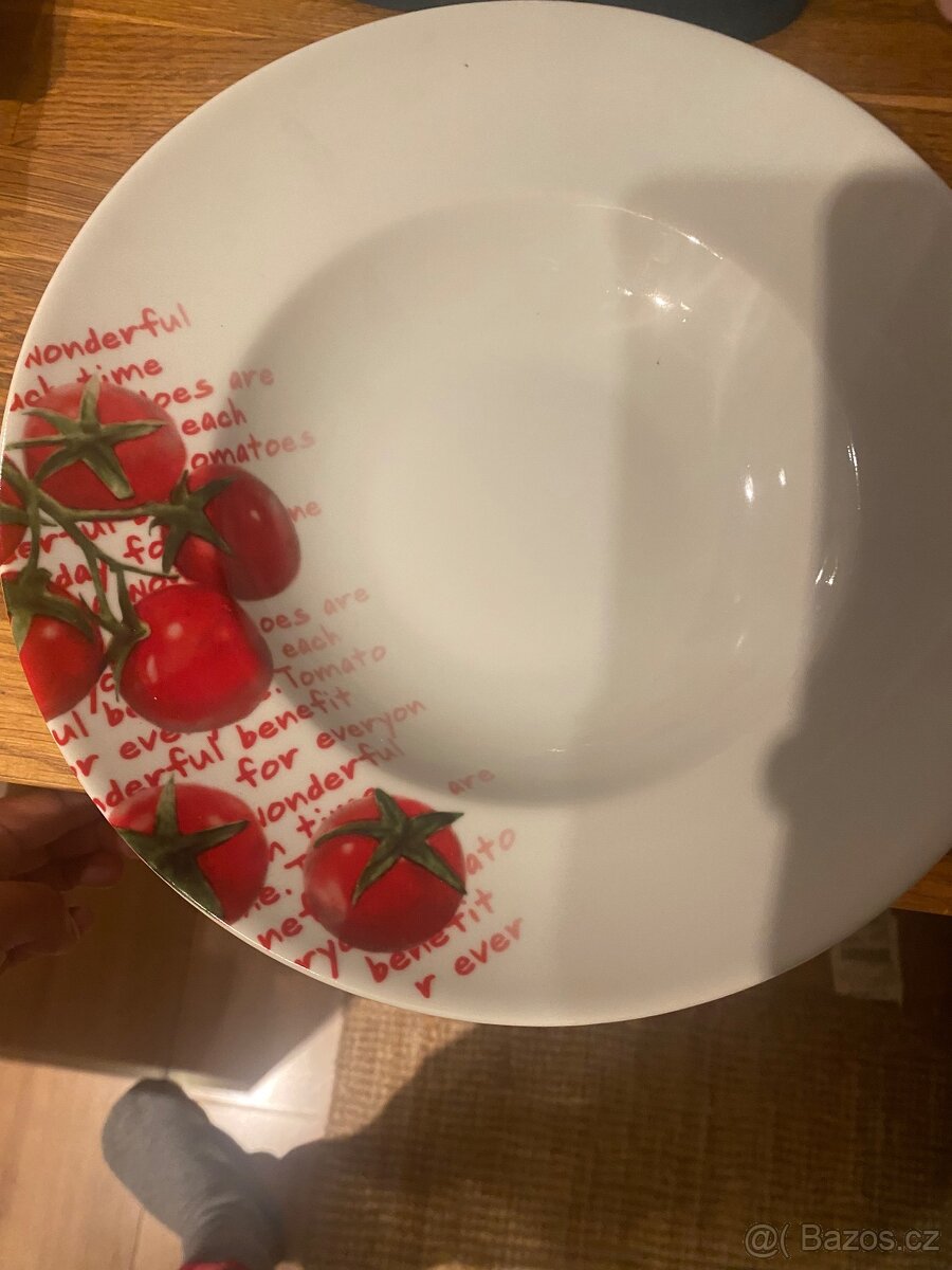 Dva italské talíře Saturnia na těstoviny